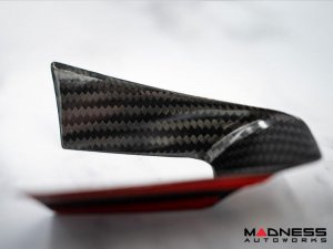 Alfa Romeo Stelvio Custom Steering Wheel Lower Trim Kit - Carbon Fiber - Feroce Carbon Alfa Romeo Stelvio Custom Steering Wheel Lower Trim Kit - Carbon Fiber - Feroce Carbon